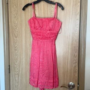 BcbgmaxAzria cocktail wedding homecoming dress hot pink dress